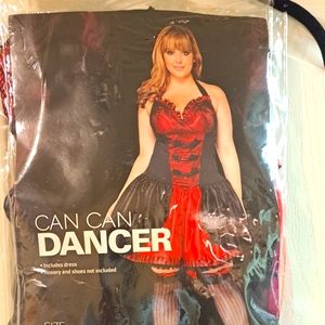 Torrid Size 0 Can Can Dancer Costume